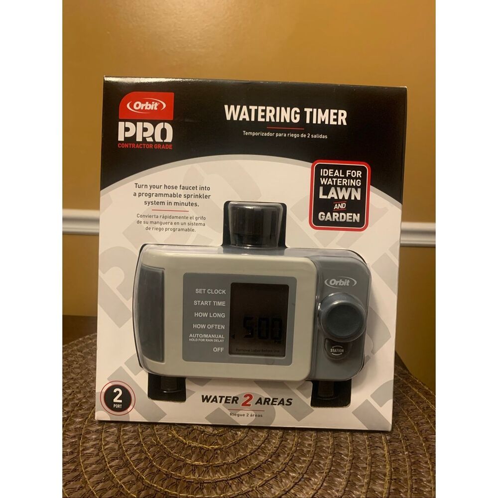 Orbit PRO 2-Port Digital Watering Timer Hose Lawn Programmable Sprinkler SEALED